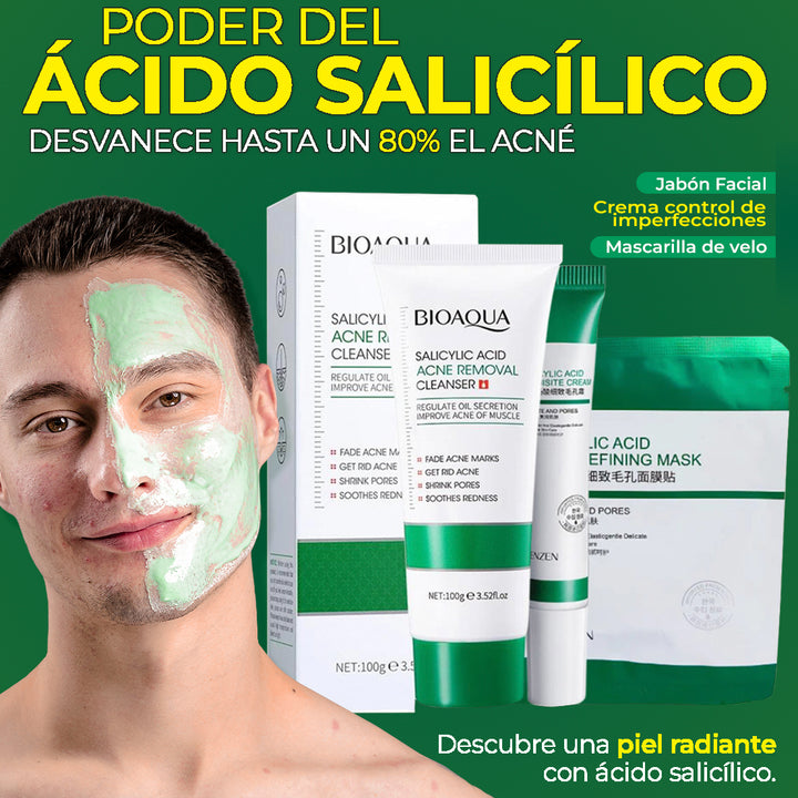 BIOAQUA COMBO SALICILICO 3 PRODUCTOS